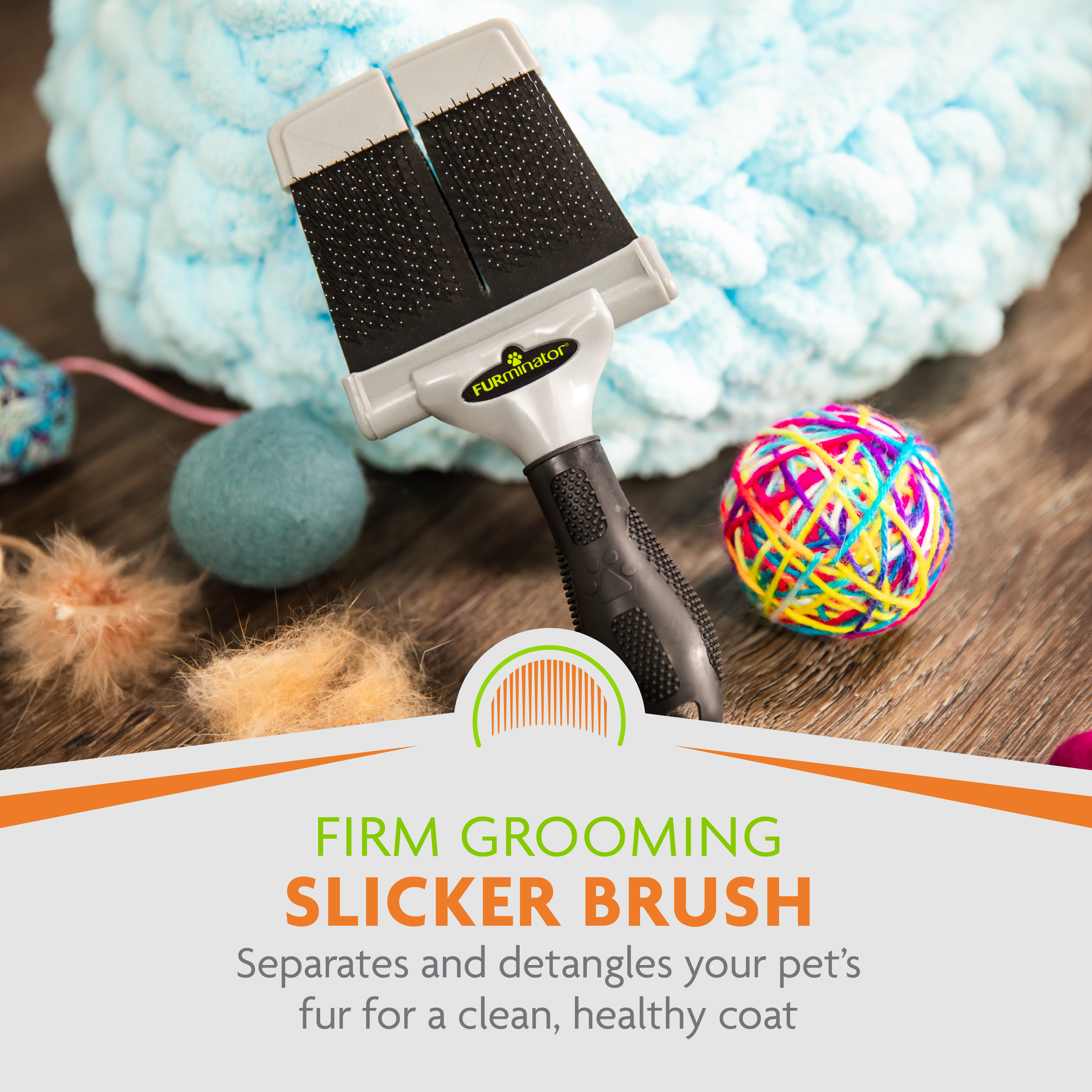 Furminator slicker 2024 brush l